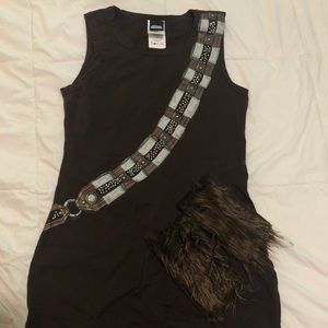star wars chewbacca dress and gloves